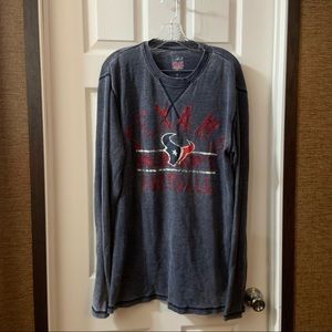 NFL Blue Lightweight Houston Texans Thermal Top L